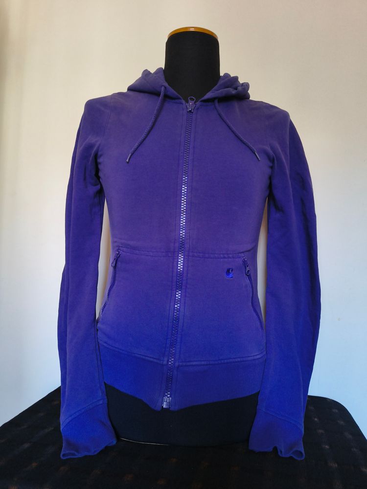 Carhartt Purple Zip-Up Hoodie woman XS image 1